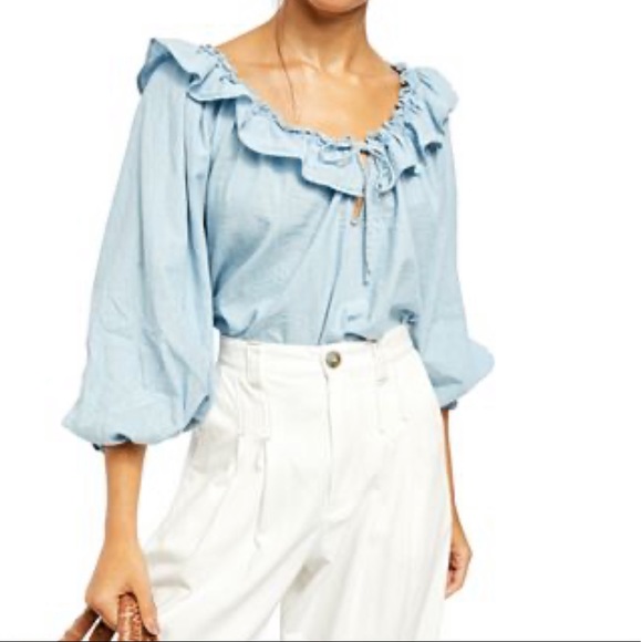 Free People Lily of the Valley Top. - Picture 1 of 4